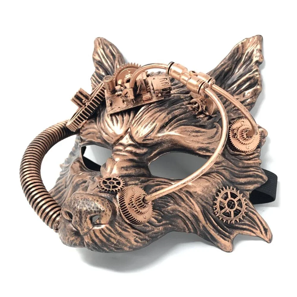 Wolf Steampunk Style Halloween Costume Mask Masquerade Party Ball Masks